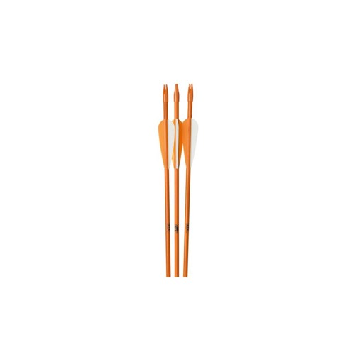 OCTOBER MOUNTAIN Fiberglass 26" Youth Arrow (3 pack - Orange) for sale at KYGUNCO.