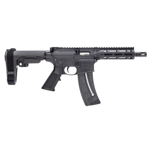 SMITH & WESSON M&P15-22 22 LR 8" 25rd Semi-Auto Pistol w/ SBA3 Arm Brace - Black for sale at KYGUNCO.