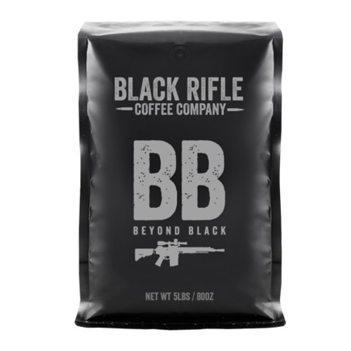 BLACK RIFLE COFFEE Beyond Black Dark Roast Coffee Blend 5lb Bag for sale at KYGUNCO.