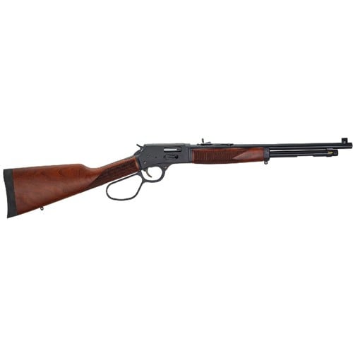 HENRY Steel Large Loop 30-30 Win 20" 5rd Lever Action Rifle - Blued / American Walnut for sale at KYGUNCO.