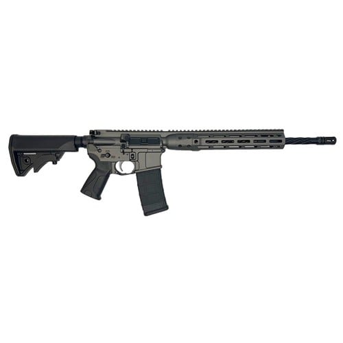 LWRC IC DI 5.56 NATO / 223 Rem 16.1" 30rd Semi-Auto AR15 Rifle w/ Spiral Fluted Barrel | Tungsten for sale at KYGUNCO.