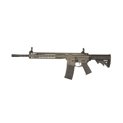 LWRC IC SPR 5.56 NATO 16.1" 30rd Semi-Auto AR15 Rifle w/ Spiral Barrel - Tungsten / Black for sale at KYGUNCO.