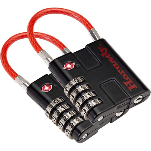 HORNADY TSA Padlock w/Cable (2 Pk) for sale at KYGUNCO.