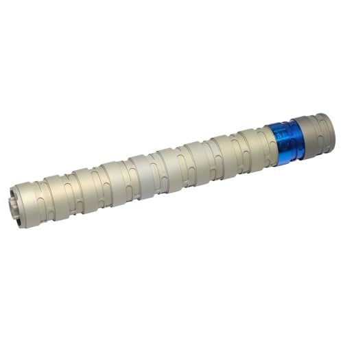 Q LLC Erector 22LR 7.6" Suppressor / Silencer - Tan & PVD Blue for sale at KYGUNCO.