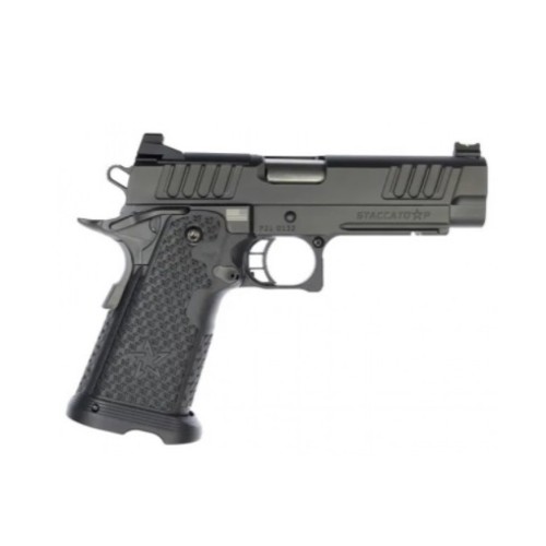 STACCATO P DPO 9mm 4.4" Bull Barrel Curved Trigger 17/20rd - Black for sale at KYGUNCO.