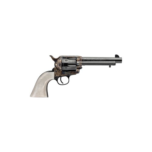 UBERTI Outlaws & Lawmen 1873 Cattleman Dalton 357 Mag 5.5" 6rd Revolver | Engraved Case Hardened for sale at KYGUNCO.