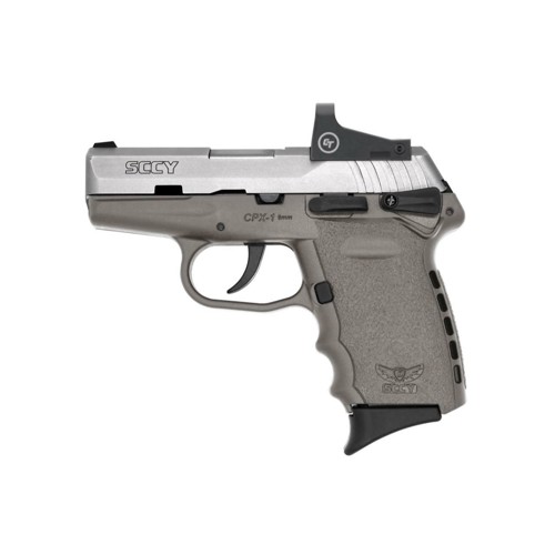 SCCY INDUSTRIES CPX-1 9mm 3.1" 10+1 SS/Gray w/CT CTS1500 for sale at KYGUNCO.