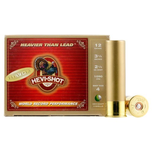 HEVI-SHOT 12Ga Hevi-13 Turkey 3.5" 2 1/4oz 4 SH 5rd