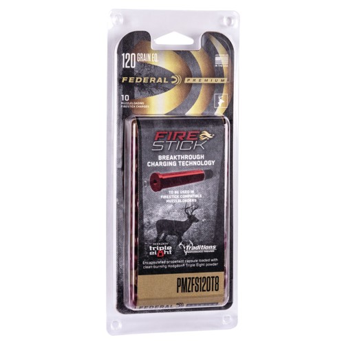 FEDERAL AMMO FireStick 50 Cal 120 gr For Traditions Nitro 10PK for sale at KYGUNCO.