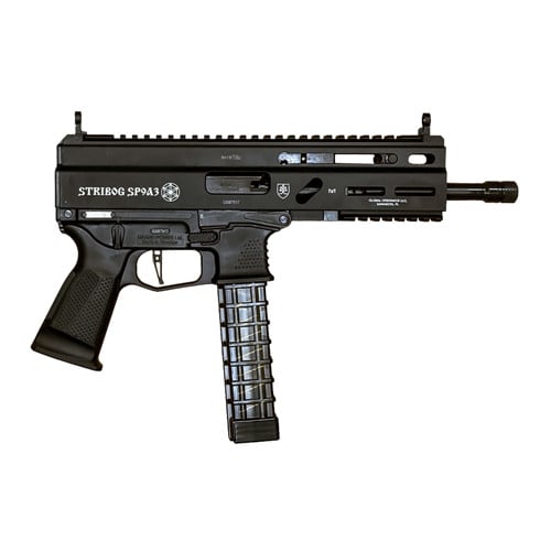 GRAND POWER Stribog 9mm 8" 30rd Pistol | Black for sale at KYGUNCO.