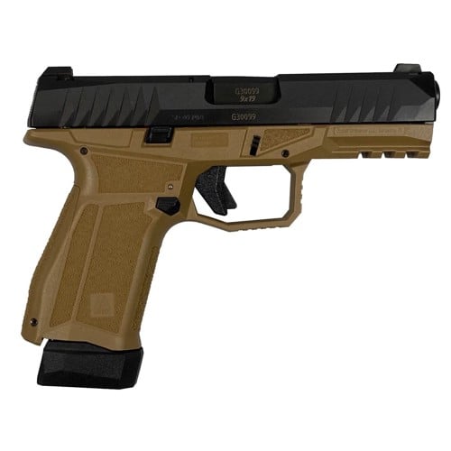 AREX DEFENSE Delta 2 9mm OR StrkrFire 4" 17rd - FDE / Black for sale at KYGUNCO.