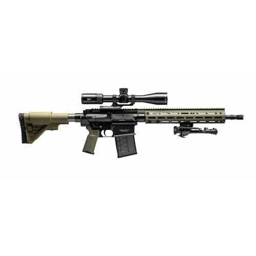 HK USA MR762 7.62x51 16.5" 20rd Semi-Auto Rifle w/ Vortex Viper PSTII 3-15x44 & Bi-Pod | FDE for sale at KYGUNCO.