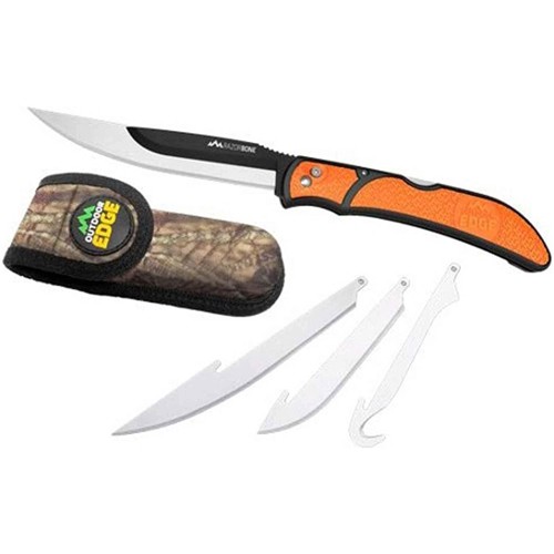 OUTDOOR EDGE Razor-Bone Orange, 6-Blade Combo Set for sale at KYGUNCO.