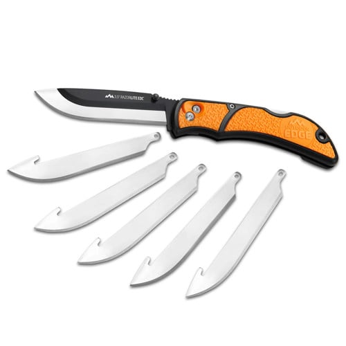 OUTDOOR EDGE RazorLite EDC 3.5" Orange, 6-Blades for sale at KYGUNCO.