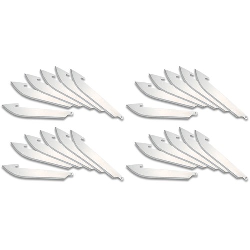 OUTDOOR EDGE RazorSafe™ System 3.5" Drop-Point Replacement Blades 24-pack for sale at KYGUNCO.