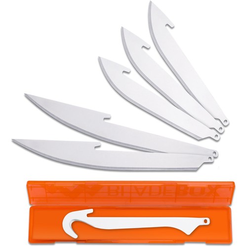 OUTDOOR EDGE Razor-Safe Combo Blade Set- 3 Drop-Pt/2 Bone/1 Gut for sale at KYGUNCO.