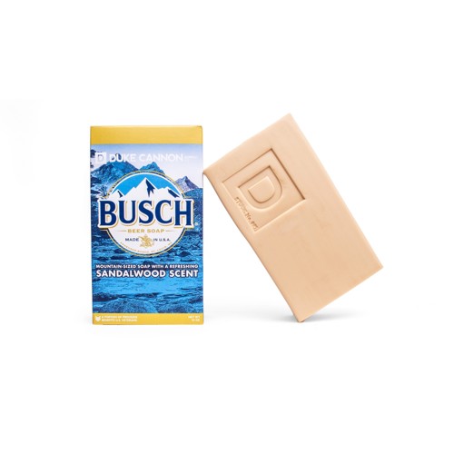 DUKE CANNON Busch Beer Soap for sale at KYGUNCO.