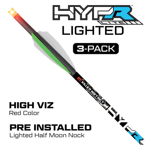 KILLER INSTINCT Lighted Hypr Lite 20" Crossbolts 3pk for sale at KYGUNCO.