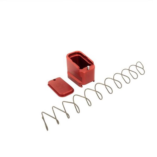 SHIELD ARMS Glock 19/23 +5/4 Mag Extension Red for sale at KYGUNCO.