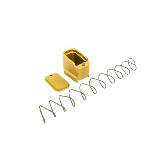 SHIELD ARMS Glock 19/23 +5/4 Mag Extension Gold for sale at KYGUNCO.