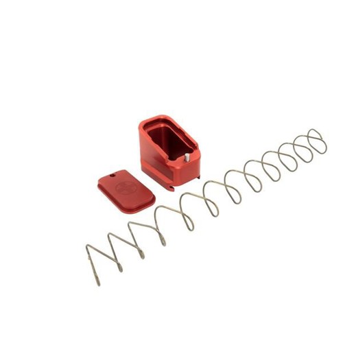 SHIELD ARMS Glock 17/22 +5/4 Mag Extension Red for sale at KYGUNCO.