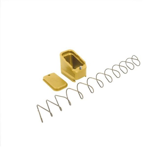 SHIELD ARMS Glock 17/22 +5/4 Mag Extension Gold for sale at KYGUNCO.