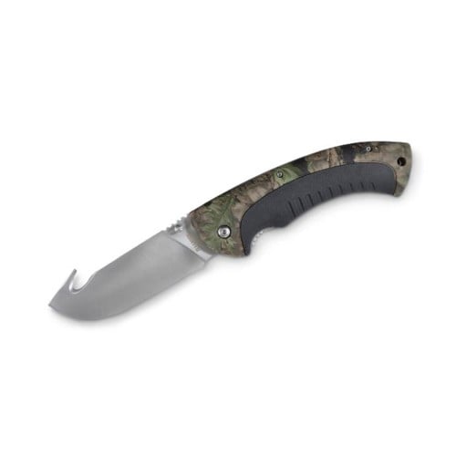 RUKO Camo Guthook Folder Knife for sale at KYGUNCO.