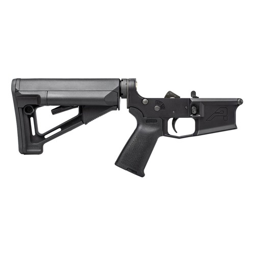 AERO PRECISION M4E1 Complete Multi-Caliber AR15 Lower Receiver w/ Magpul STR Stock - Black for sale at KYGUNCO.