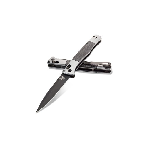 BENCHMADE Fact AUTO Folding Knife 3.95" Spear Point Blade w/ Aluminum Handles for sale at KYGUNCO.