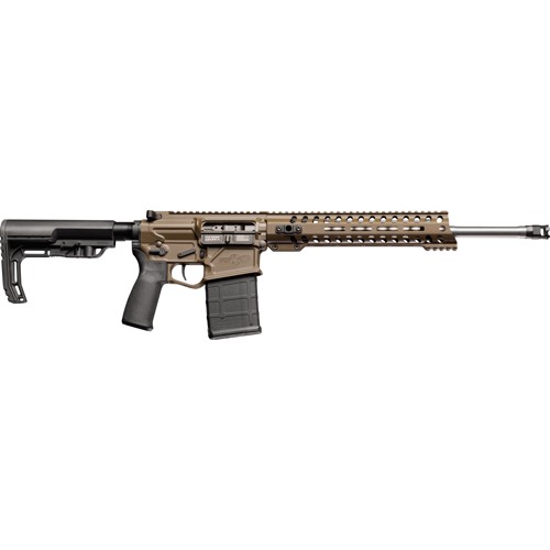 POF Rogue 308 Win 16.5" 20rd Semi-Auto AR10 Rifle w/ 11" Rail - Patriot Brown for sale at KYGUNCO.