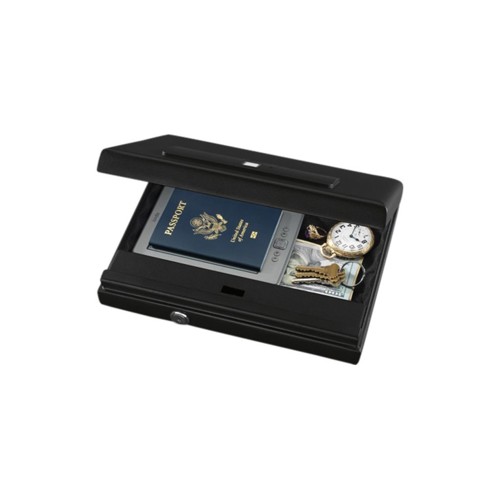 STACK-ON Large Portable Case with Biometric Lock - Black for sale at KYGUNCO.
