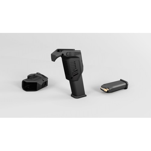 RECOVER TACTICAL MG45 Angled Mag Pouch Black for sale at KYGUNCO.