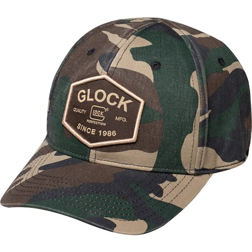 GLOCK QuadCam Snapback Hat Camo for sale at KYGUNCO.