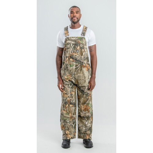 BERNE WORKWEAR Slab Unlined Duck Bib Overall Realtree Edge Plus for sale at KYGUNCO.