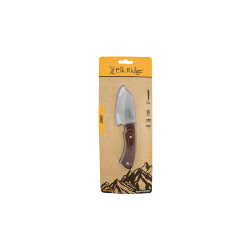 ELK RIDGE Gorge 3" Steel Blade 4" Pakkawood Handle for sale at KYGUNCO.
