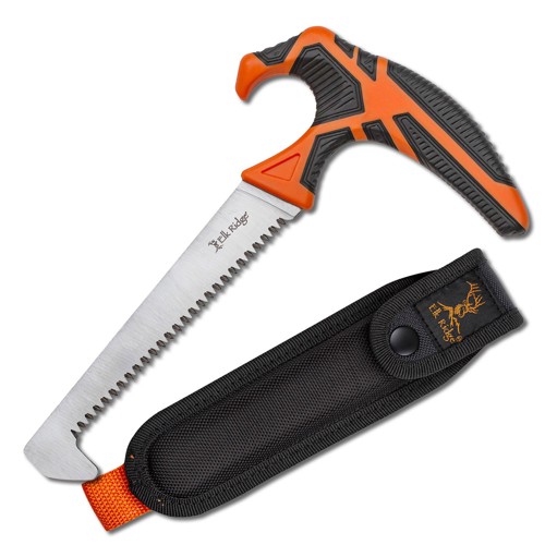 ELK RIDGE Trek 7.5" Saw Full Tang Black/Orange for sale at KYGUNCO.