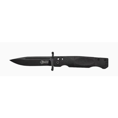 ELITE TACTICAL KNIVES Guardsman 4.1" Black Folding Knife for sale at KYGUNCO.