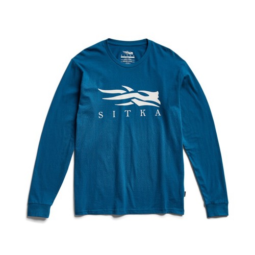 SITKA Icon Long Sleeve Tee Admiral Blue for sale at KYGUNCO.