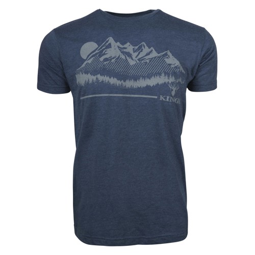 KINGS CAMO Mountain Tee Heather Denim for sale at KYGUNCO.