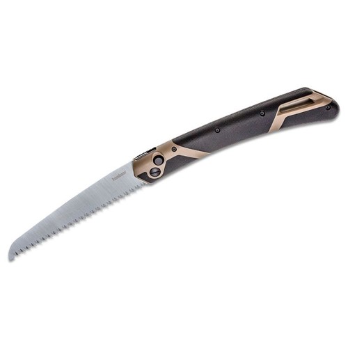 KERSHAW KNIVES Taskmaster Saw 2 (Folding) 7" Nickel / Tan for sale at KYGUNCO.