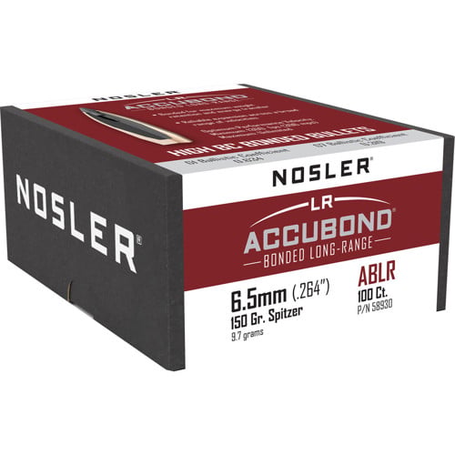 NOSLER Reloading Bullets AccuBond Long Range 6.5mm 150G Grain SP 100rd for sale at KYGUNCO.