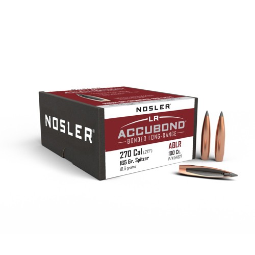 NOSLER Reloading Bullets 270 Caliber 16 Grain AccuBond LR Bullet 100rd for sale at KYGUNCO.