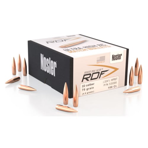 NOSLER Reloading Bullets RDF 22 7 Grain 100rd for sale at KYGUNCO.