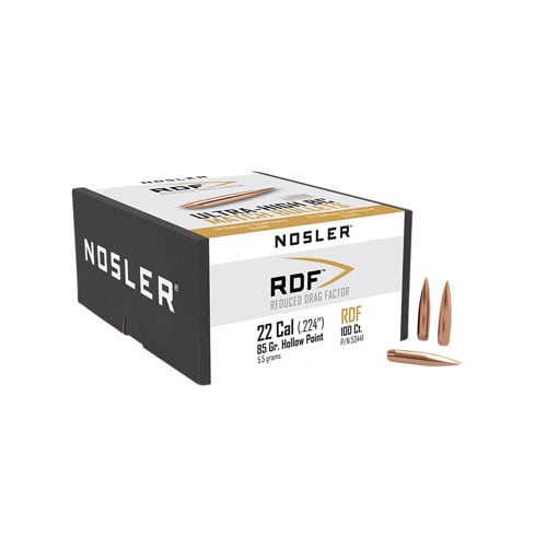 NOSLER Reloading Bullets HPBT RDF 22 85Gr100rd for sale at KYGUNCO.