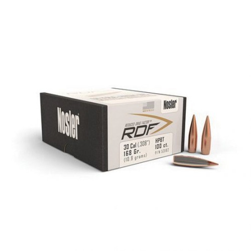 NOSLER Reloading Bullets RDF 30 168 Grain 100rd for sale at KYGUNCO.