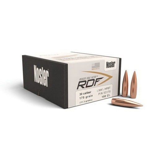 NOSLER Reloading Bullets HPBT 30 175 Grain 100rd for sale at KYGUNCO.