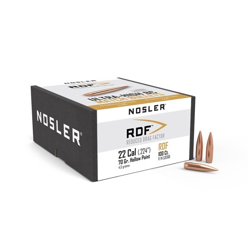 NOSLER Reloading Bullets HPBT 22 Cal. 70 Grain 500rd for sale at KYGUNCO.