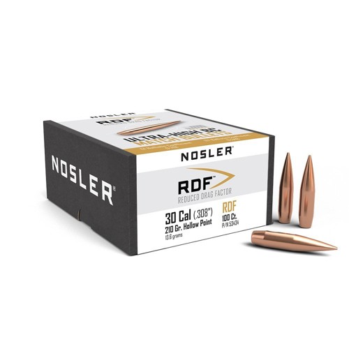 NOSLER Reloading Bullets RDF 30 210 Grain 500rd for sale at KYGUNCO.