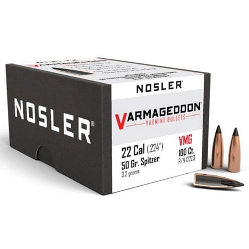 NOSLER Reloading Bullets Varmageddon 22 50 Grain 100rd for sale at KYGUNCO.