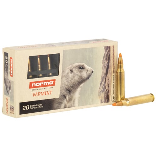 NORMA AMMO Dedicated Hunting Varmint 223 Rem 55 gr Polymer Tip Ammunition | 20 Rounds for sale at KYGUNCO.